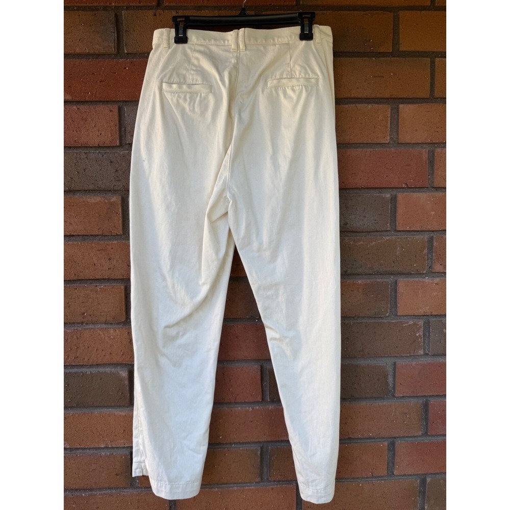 Vintage Liz Claiborne Jean Straight Leg‎ 90s Mom | White Denim | Women's Size 12 - Picture 2 of 10